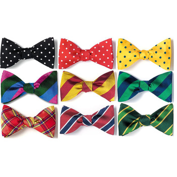 Awesome Bow Ties for Stripe & Polka Dot Patterns 
